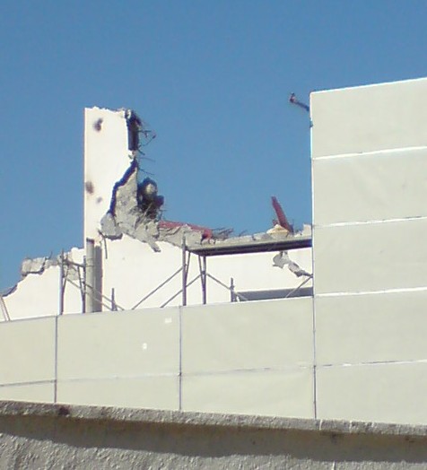 Building being torn down in Daikanyama